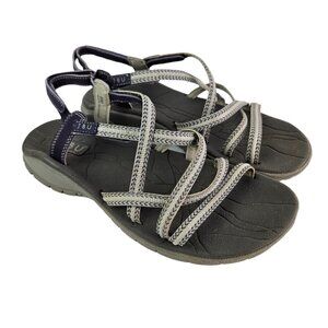 JBU by Jambu Adventure On Hypergrip Gray Adjustable Strap River Sandal 8